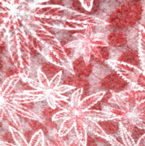 印花毛纺梭织布料